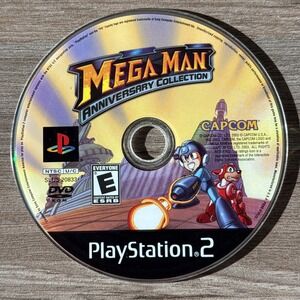 Mega Man Anniversary Collection (PS2, 2004) Video‎ Game Disc Only Tested